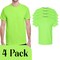 Gildan Heavy Cotton Neon Green Unisex DIY Craft T-Shirt Blank Bundle for Custom Printing